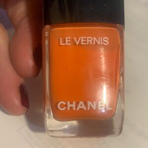 CHANEL Le Vernis Bright Orange Nail Polish